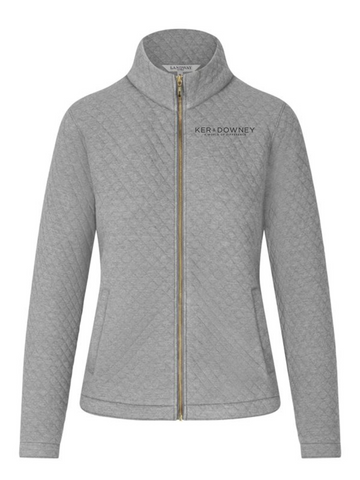 Ladies Landway Quilted Full-Zip Sweatshirt