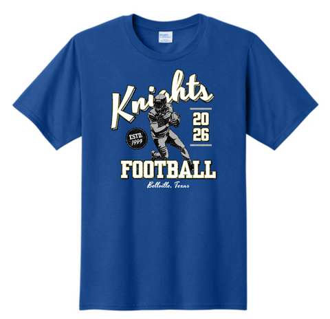 KNIGHTS FOOTBALL TEE