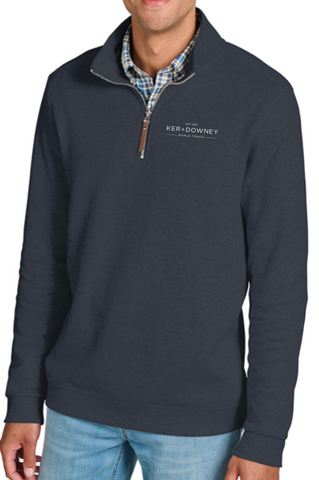 Charles River Navy Quarter Zip Pullover