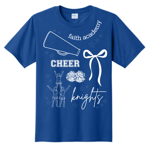 Faith Academy Cheer Tee