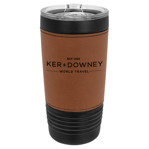 20oz Leatherette Tumbler