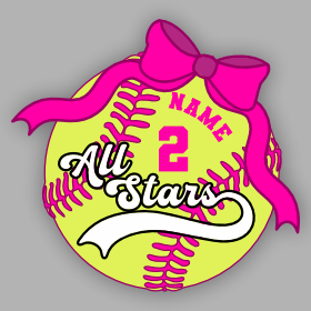 Bellville All Stars Personalized Window Decal